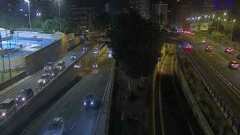Accesos a Santa Cruz: imagen reciente de la webcam