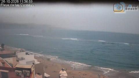 Playa de Las Canteras: cámara «La playa»