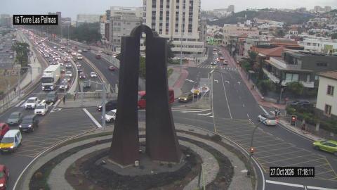 Tráfico en Las Palmas de Gran Canaria: cámara «Torre Las Palmas»