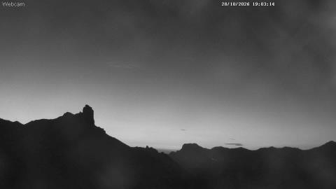 Tejeda: imagen reciente de la webcam