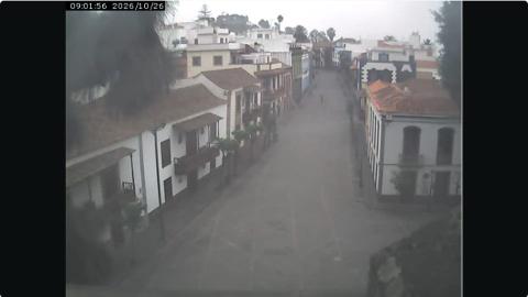 Teror: cámara «Calle Real y Plaza del Pino»